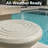 Coast Modern Outdoor Bar Stool for Patio and In Pool Underwater Seating - 30" Weighted, Waterproof Outdoor Chair - Sand-420026733