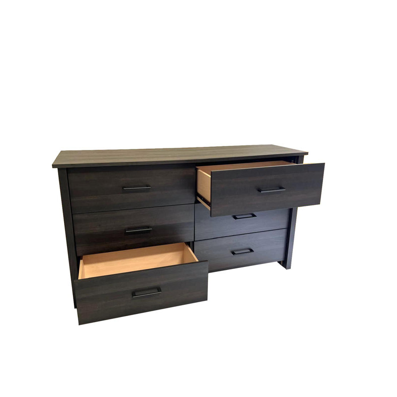 Emidio 6-Drawer Dresser, Espresso