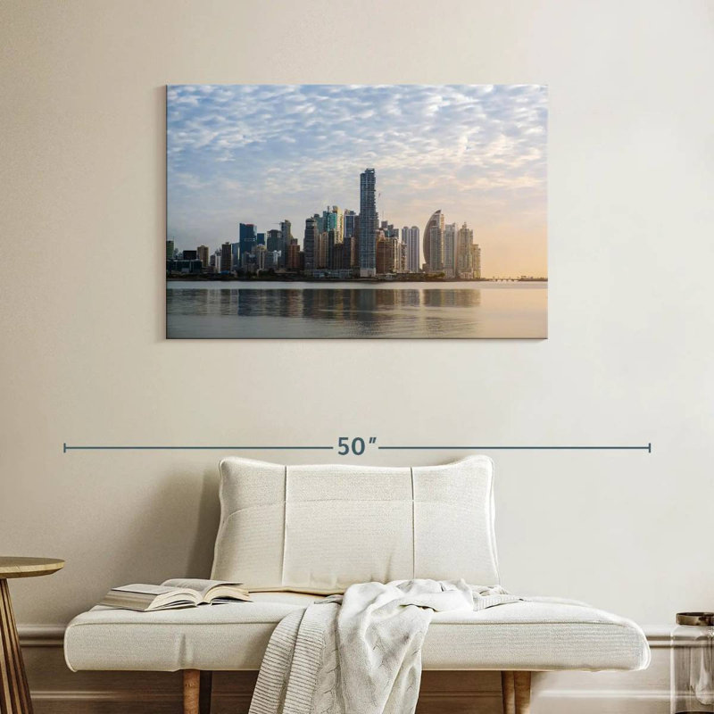 Nicci, Panama City, paysage urbain moderne, H 26 po x l 39 po
