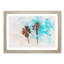 Los Angeles Palm Trees Watercolour - Picture Frame Graphic Art Print-56739113-56739114