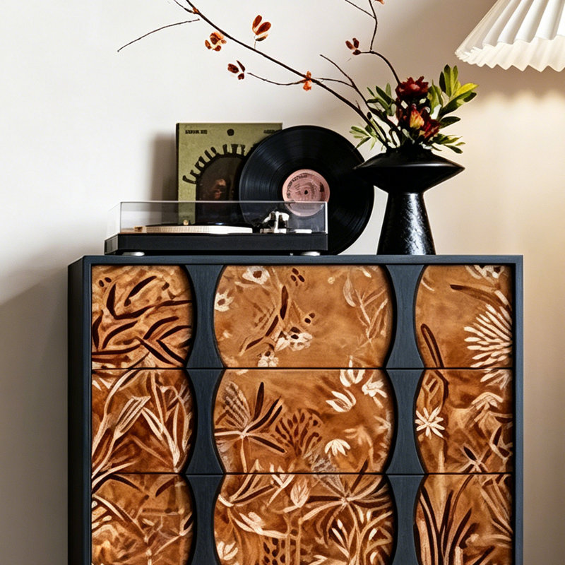 Modern Retro Simple Style Accent Chest