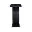 Console en forme d'œuf, style moderne. Noir + maison. 40,47 po Profondeur: 15,26 po de largeur, 33,37 po de hauteur. Stable et polyvalente pour la table de chambre à coucher. , D, W, H. Stabilité supérieure renforcée-125739784