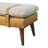 Marisal Boucle X Tan Leather Bench