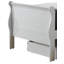 Lit gigogne simple LouisPhillipe, blanc-555918510-555918545