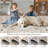 Hallway Runner Rug, Low Pile Washable Vintage Oriental Floral Carpet with Rubber Backing for Entryway, Bedroom, Hall, Kitchen, Beige-776721823