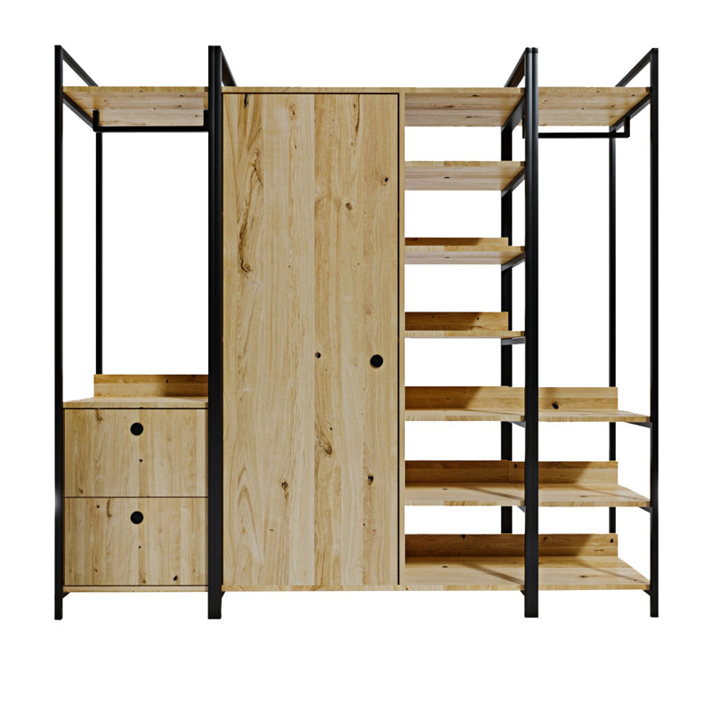 Kellett 2 Door Manufactured Wood Wardrobe