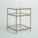 Anne Glass Top End Table