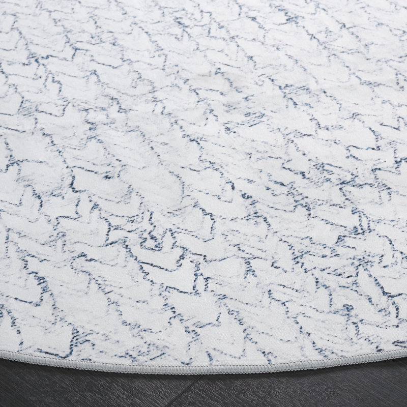 Athiran Performance Machine Washable Rug, Round 6'