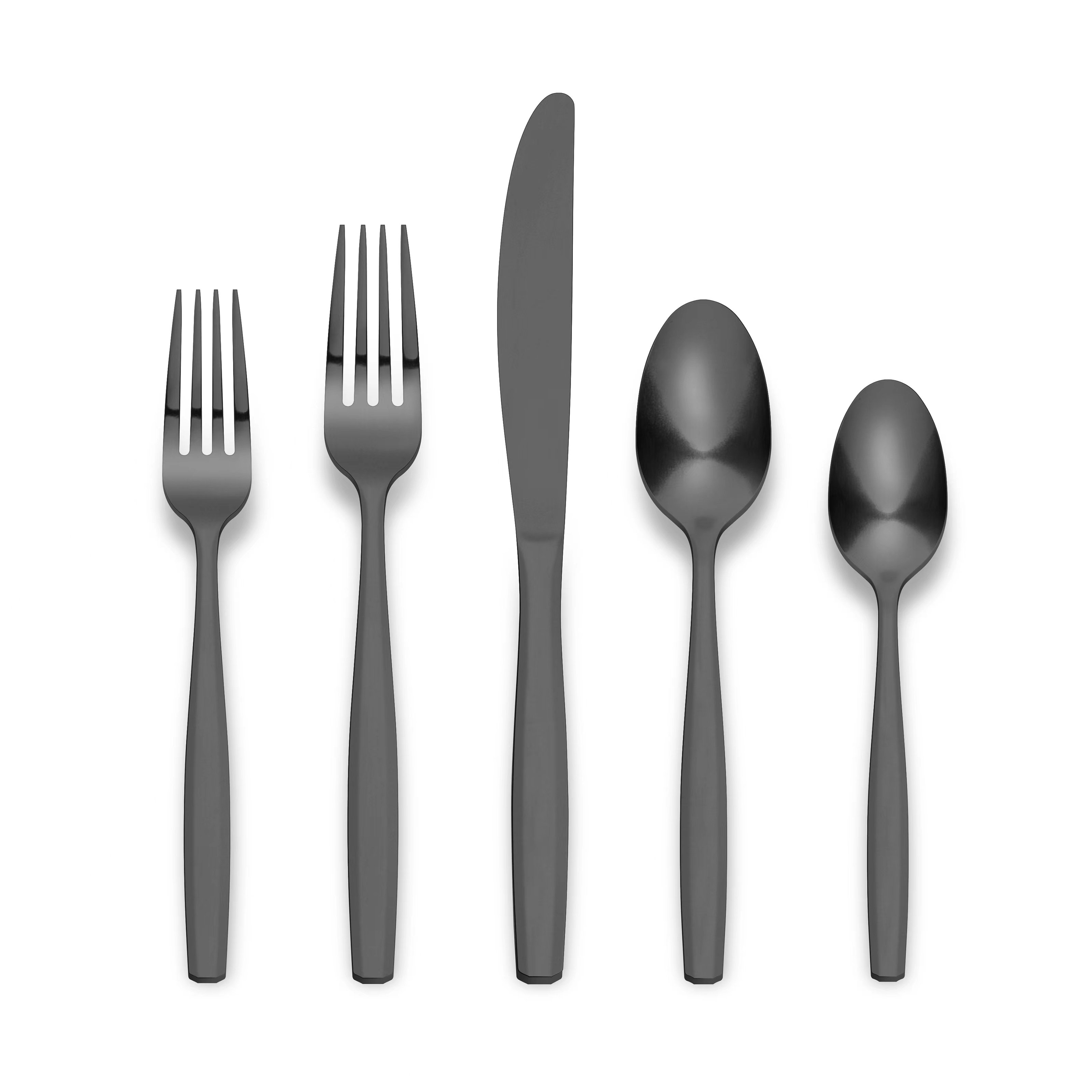 Ornative Flatware AMIAS 18/0 Stainless Steel 20 Pieces Flatware Set ...