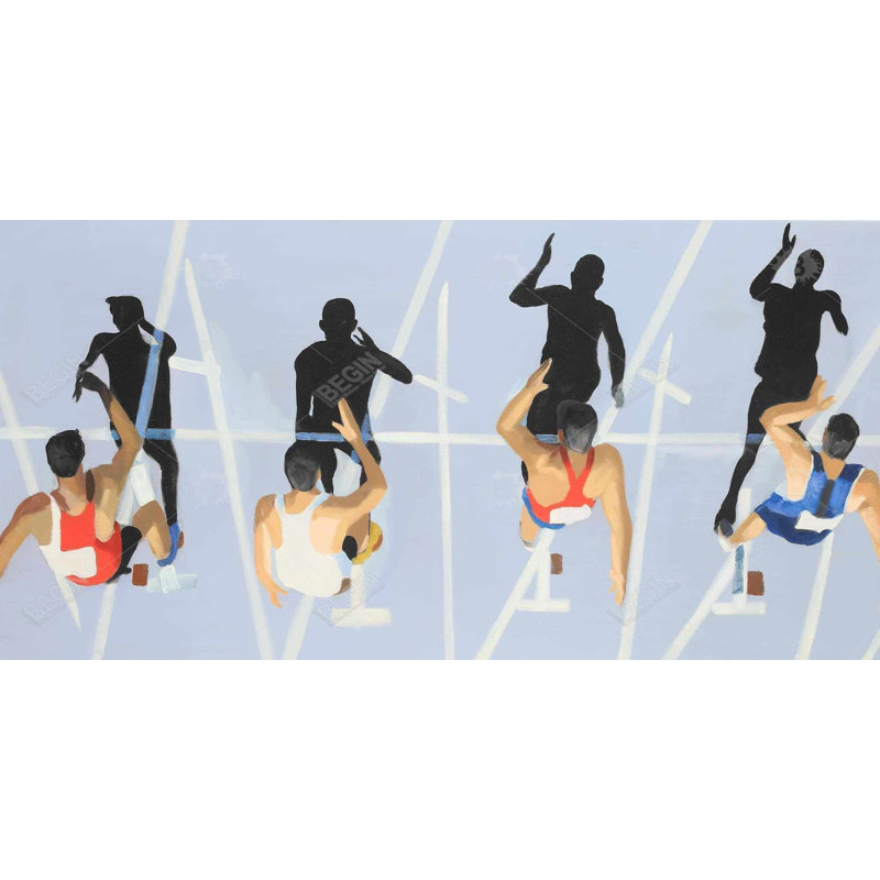 Toile de sport - À vos marques, prêts, partez! Décoration intérieure