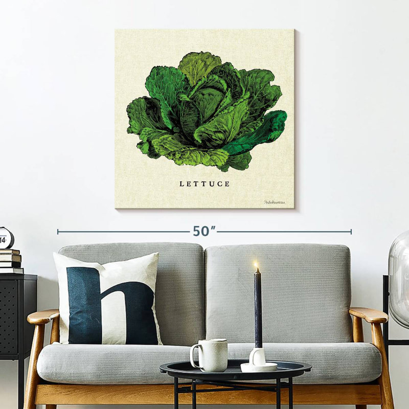 Lin Yarlin Légume II, H 30 po x l 30 po