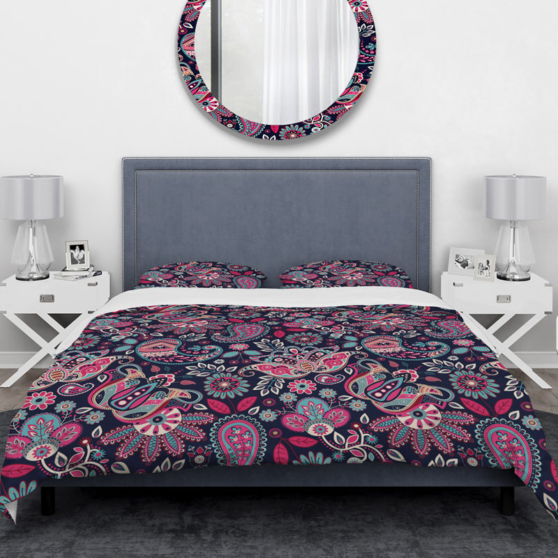 Ensemble de housse de couette Designart, Housse de couette très grand + 2 taies décoratives