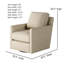 Fauteuil pivotant et pivotant-67820118
