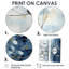 Bleu et gris sur une branche I - art mural bleu-376094746-376094745-376094750