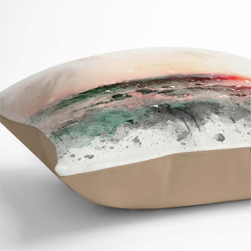 Square Cushion, 55cm H x 55c m W x 20cm D, Stone
