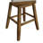 5-Piece Counter-Height Round Dining Set with Upholstered Splat-Back Chairs, Brown-1498473061