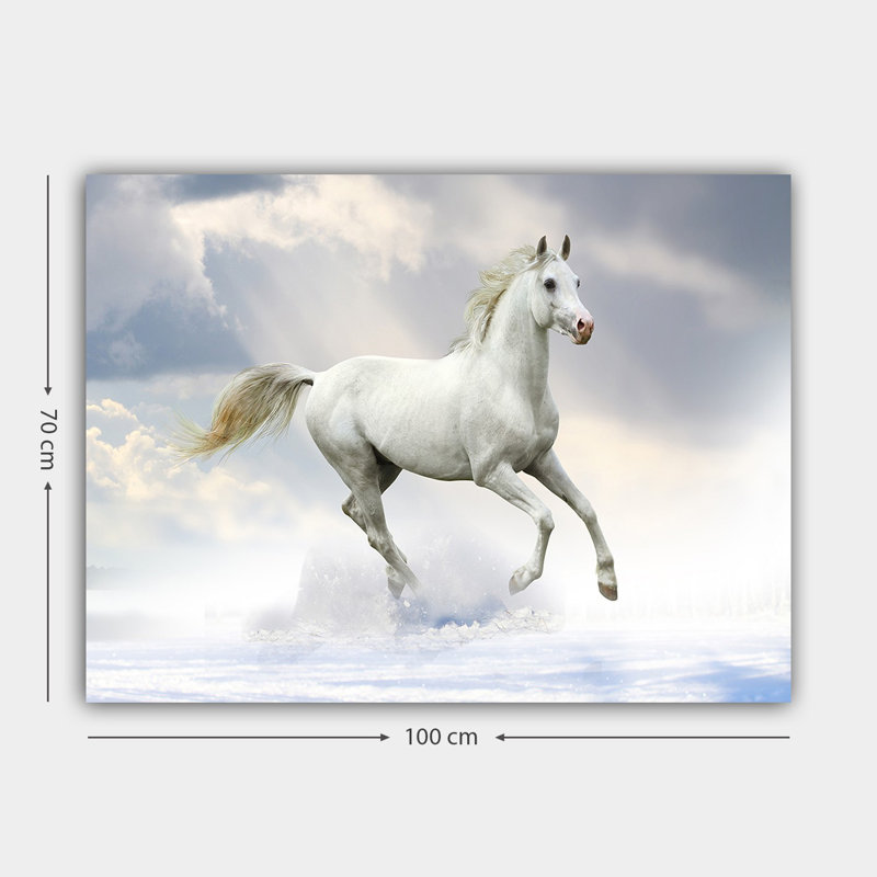 Superbe peinture sur toile décorative de 27,6 po x 39,4 po | 100% toile de coton, cadre 100% bois (épaisseur: 1,2 po) | Parfait pour le décor du salon et de la chambre à coucher, des couleurs vives et un design élégant