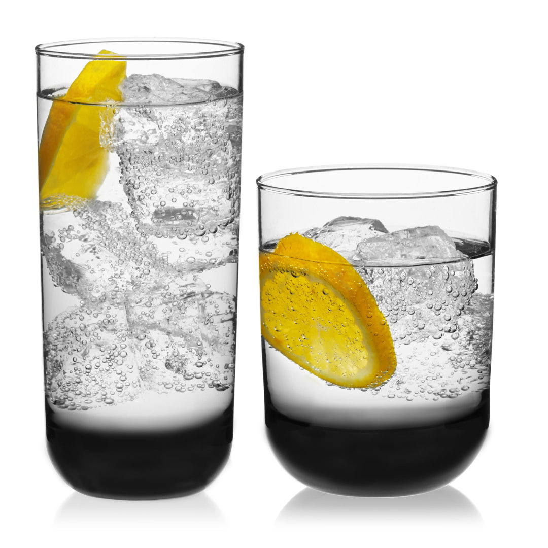 Libbey Polaris 16-Piece Tumbler and Rocks Glass Set Libbey 
