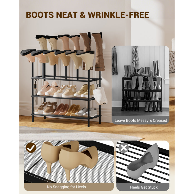 12 Pair Shoe Rack