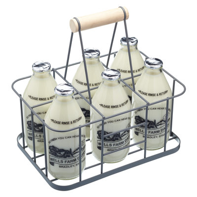 Living Nostalgia Wire 6 Bottle Carrier