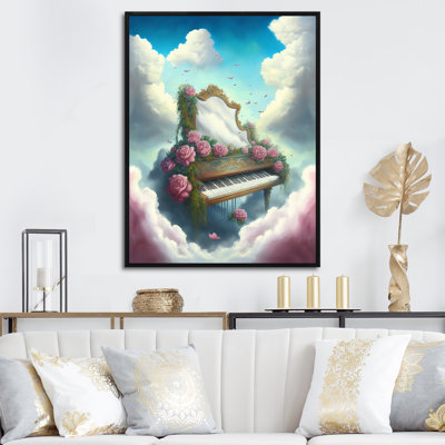 Piano Heaven II, reproduction d'art sur toile