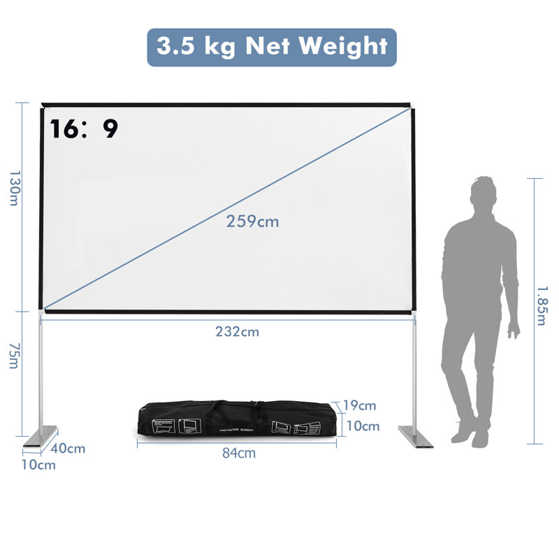 Inbox Zero Projector Screen Accessory