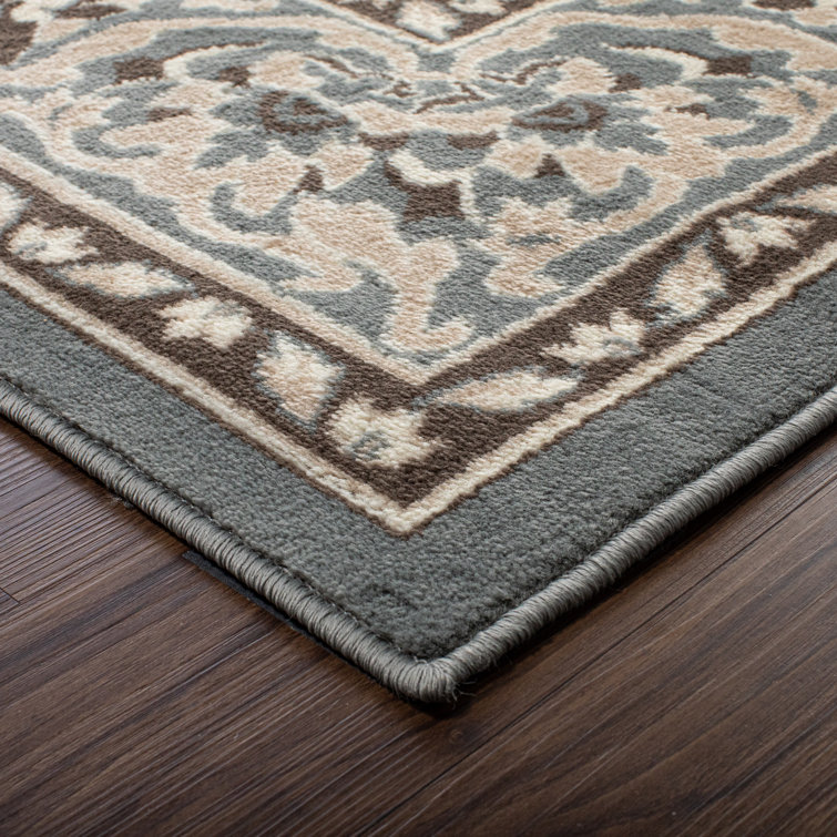 Glendale Traditional Oriental Floral Medallion Indoor Rug