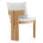 Hadley Modern Organic Rubberwood Dining Chairs with Plush Boucle Upholstery-123514957