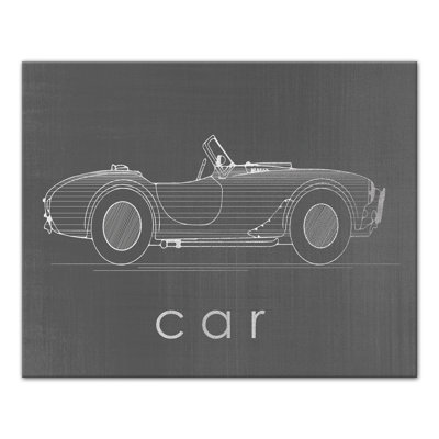 Art sur toile croquis de voiture Flara