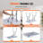 VEVOR Pet Grooming Table Arm With Clamp