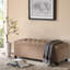 Banc de rangement capitonné à fermeture douce-521336266