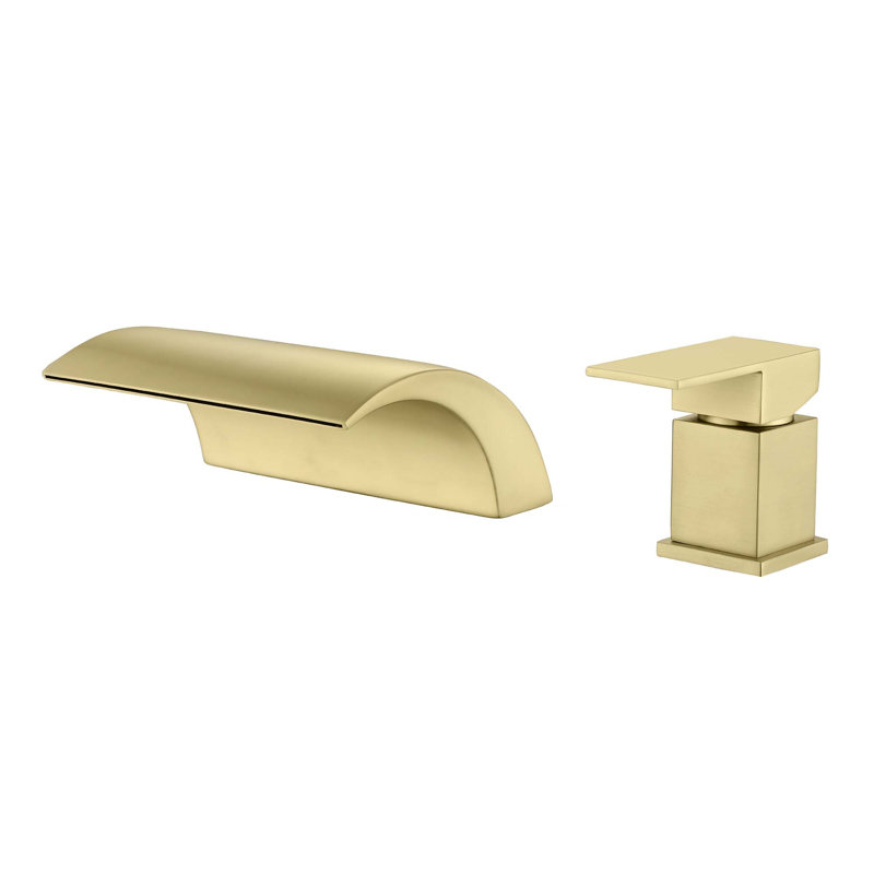 Robinet de salle de bain à poignée simple 8 "avec tuyau cUPC