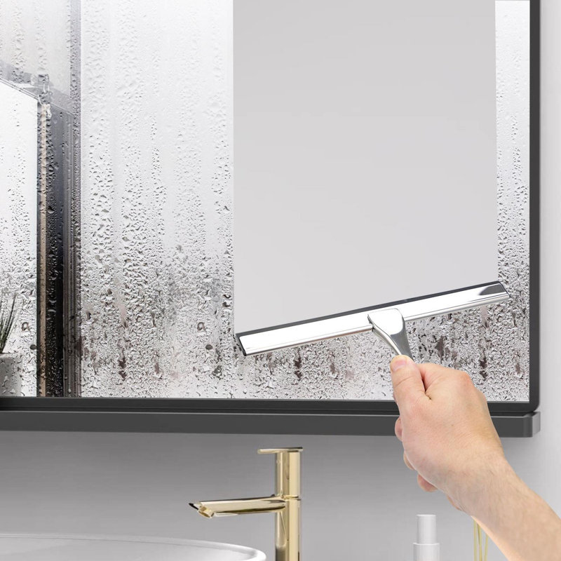 Adjustable Squeegees with Replaceable Head, Silver