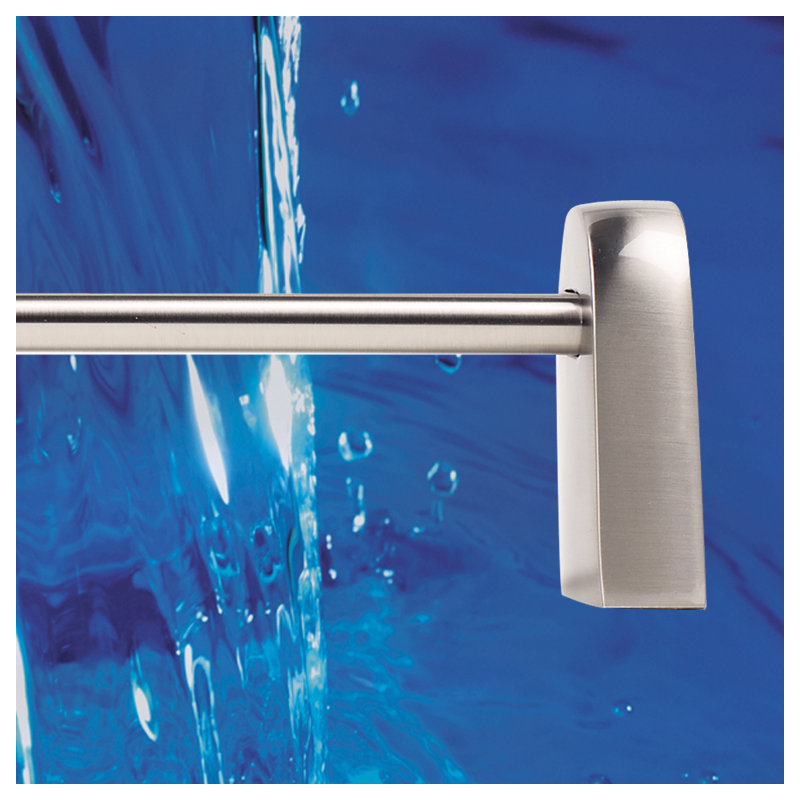 Barre à serviettes murale Stinchcomb, Nickel satiné