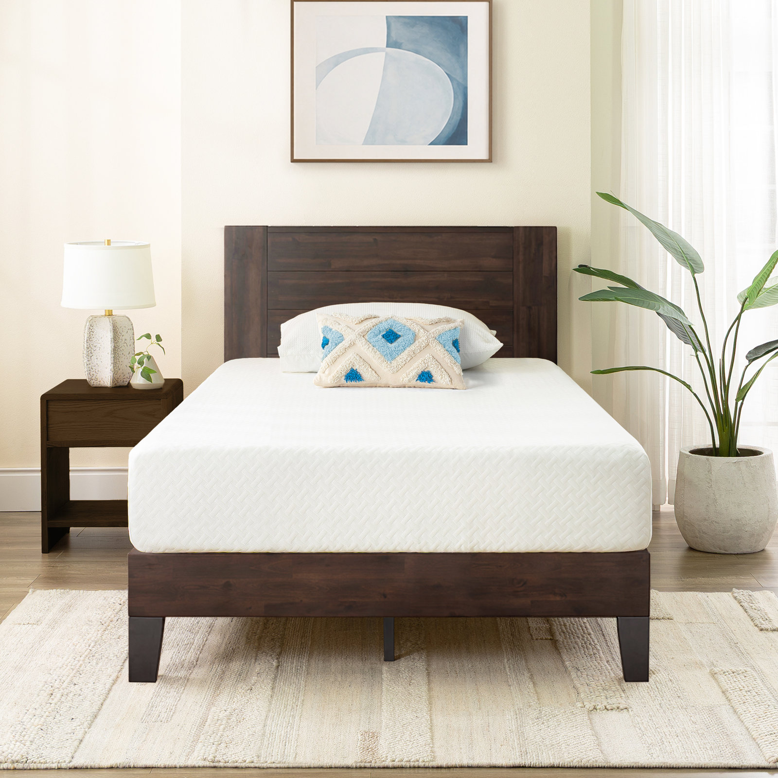  Medium Cooling Gel Memory Foam Mattress, Twin