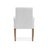 Extendable Rectangular Dining Table With 2 Arm Benches And 2 White Arm Chairs-1507271594-1507271508