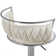 Ginko Swivel Upholstered Adjustable Height Counter Stool with Metal Frame