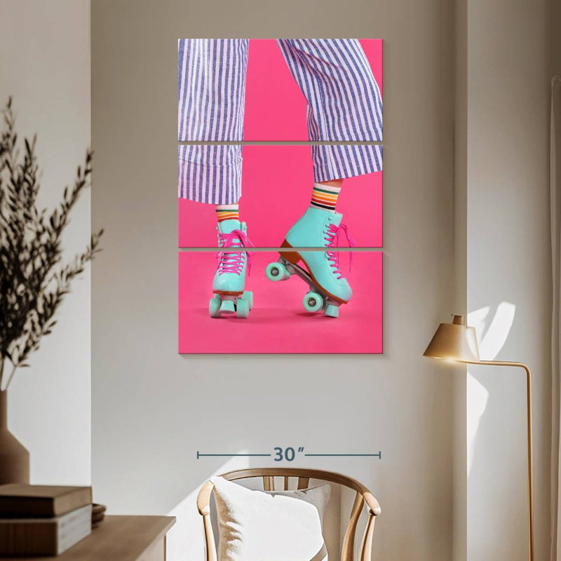 Senne Roller Skater Pose, 65" H x 42" W