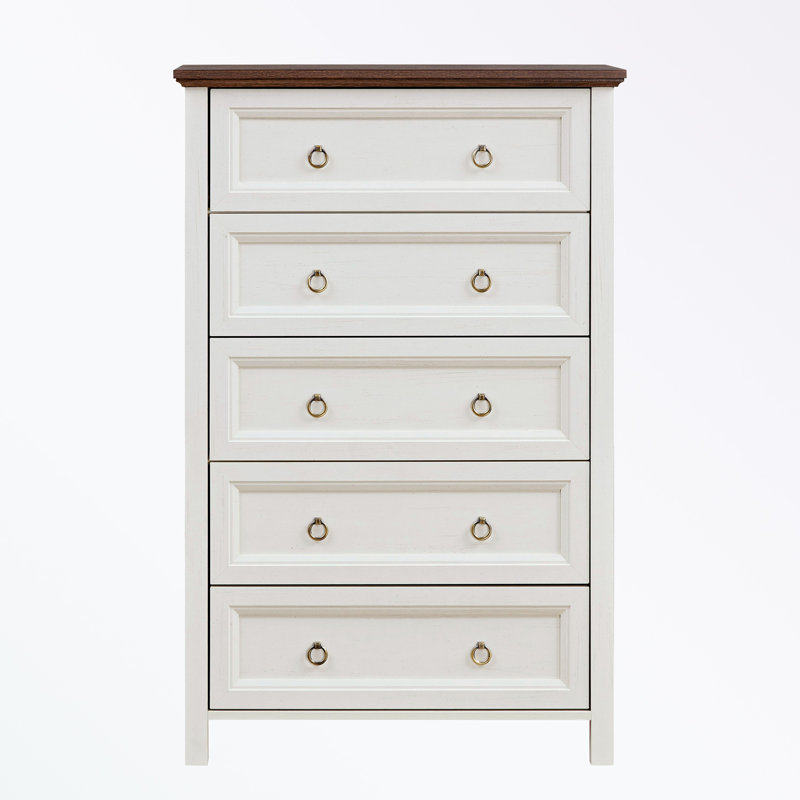 Rectangle shape Accent chests with five drawers