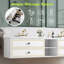 Support mural pour meuble-lavabo double - base seulement (plateau non inclus)