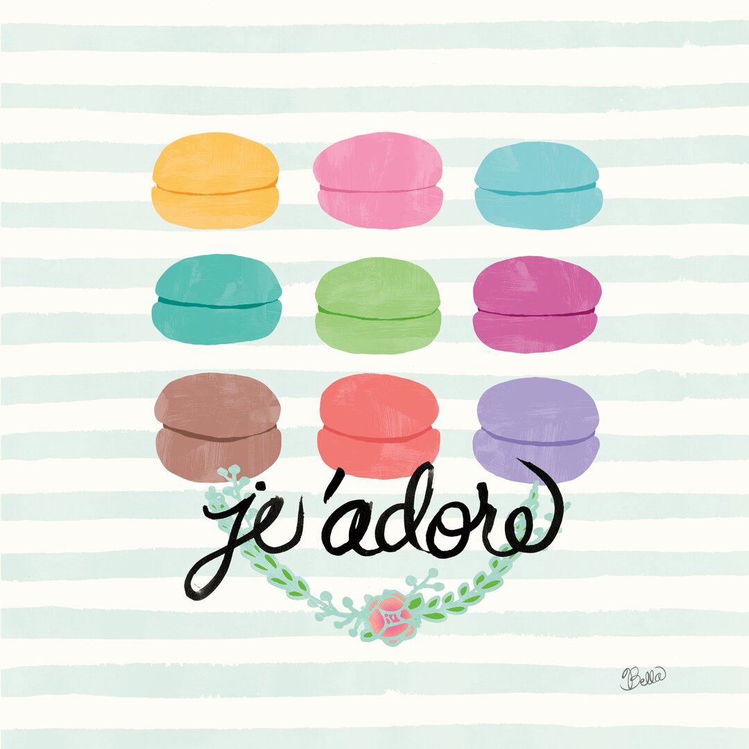 Leinwandbild Jadore Macarons