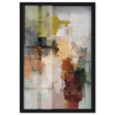Décoration murale Eroded Wall Shadowbox Print par Art Remedy, cadre noir, 20 x 30