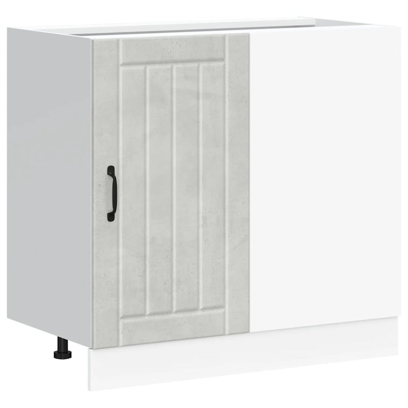 Takai Kitchen Base Cabinet "Lucca" Engineered Wood, concrete grey
