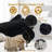CHIRA  Black Velvet Bedroom Bench, Bed Bench with Button-Tufted Large Upholstered Storage Bench Ottoman-374233679