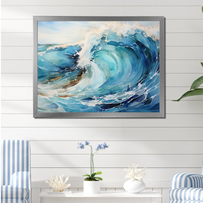 " Blue Wave Ocean Storm I "