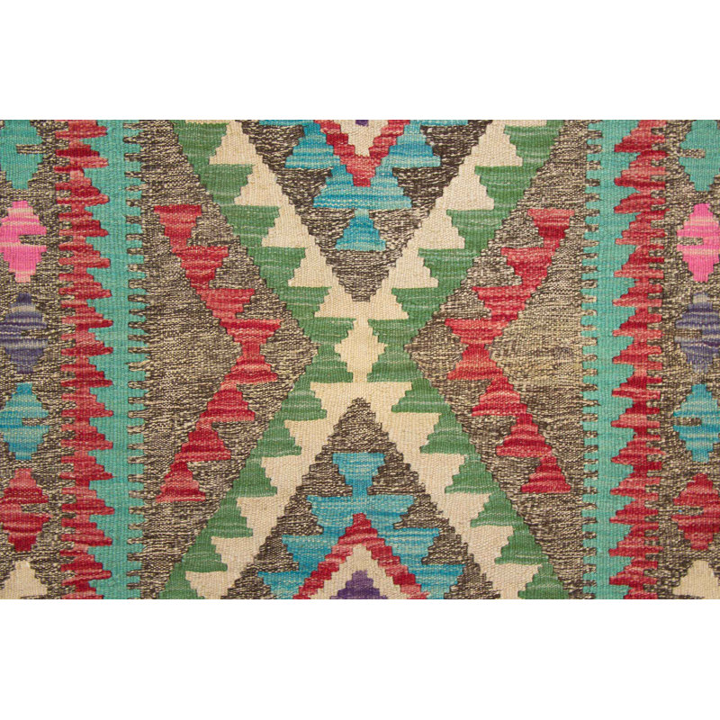 Geometric Hand Woven 103cm X 143cm Area Rug