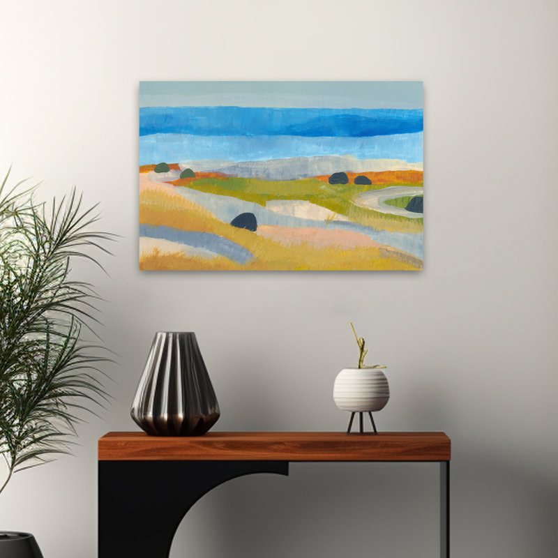 Un champ en Islande - Art contemporain de paysages, H 24 po x l 16 po