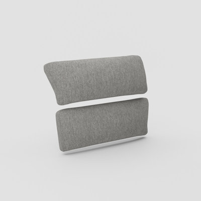 Light Gray Arm Pillow of Sofa, 2 PCS