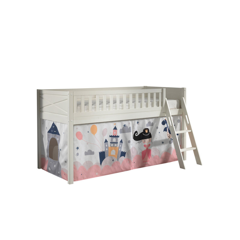 European Single (90 X 200 Cm) Mid Sleepers with Built-in Ladder Included