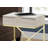 End Table, Side, End, Nightstand, Storage Drawer, Beige Marble Look Laminate, Gold Metal-516088704